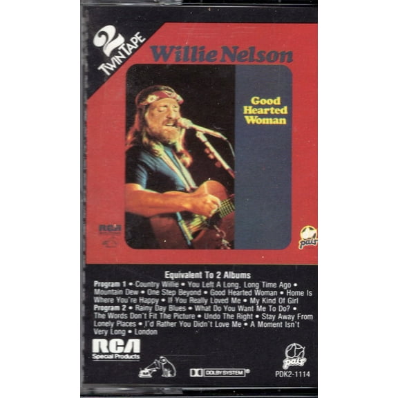 Willie Nelson - Good Hearted Woman - Classic Country - RCA (Cassette)