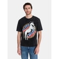thumbnail image 1 of Willie Nelson Men's & Big Men's Heavyweight Boxy Fit Washed Cotton Graphic Tee, Sizes XS-5XL, 1 of 5