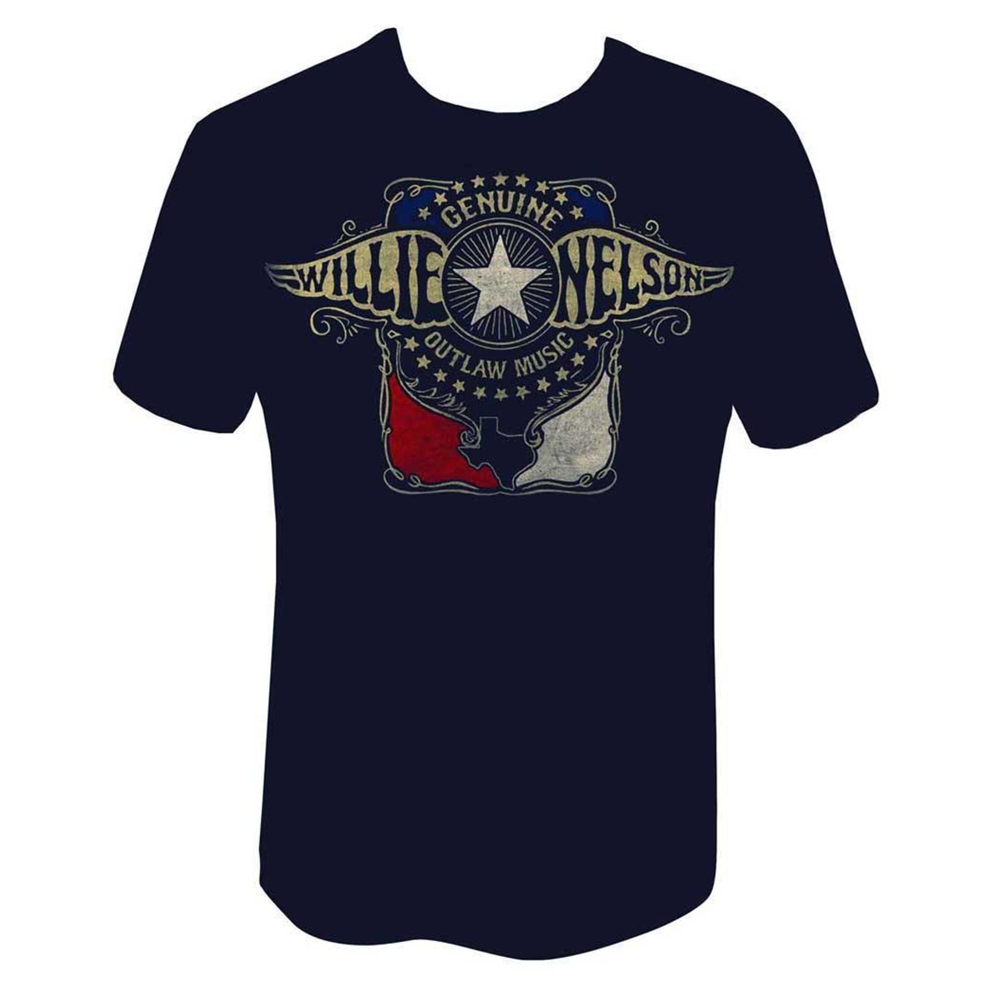 Willie Nelson Outlaw Wings T-Shirt - Walmart.com