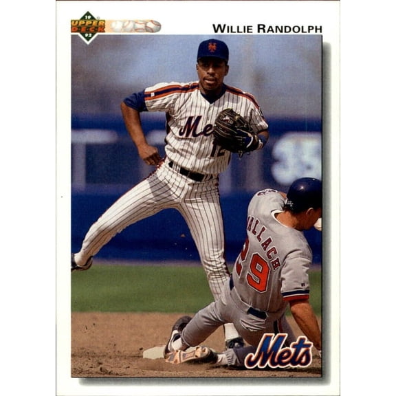 Willie Randolph 1992 Upper Deck MLB #795 Baseball Card New York Mets