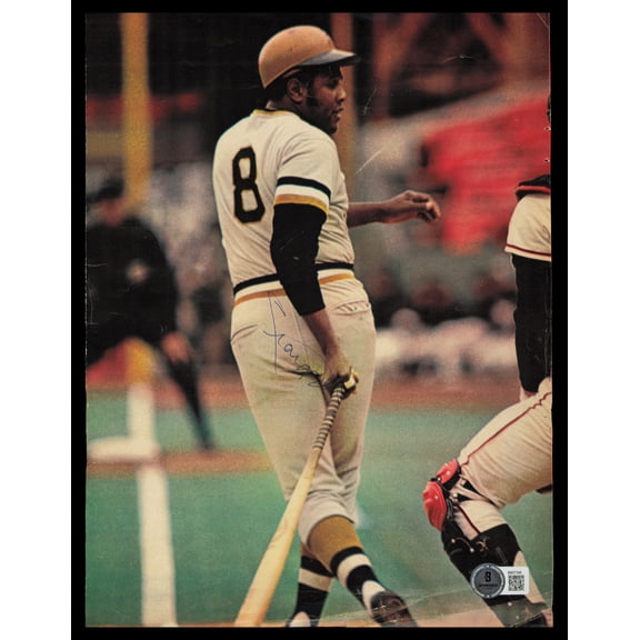 Willie Stargell Autographed 8.5x11 Magazine Page Photo Pittsburgh Pirates Beckett BAS QR #BM37346