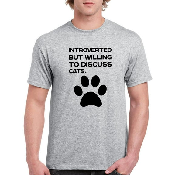 Willing To Discuss Cats T-Shirt Men -Smartprints Designs, Male Medium