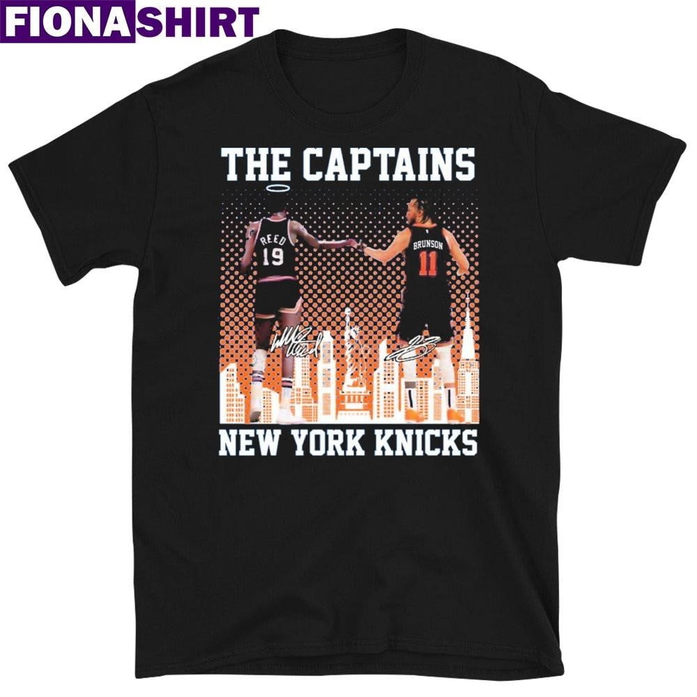Willis Reed And Jalen Brunson The Captains Newyork Kicks Shirt