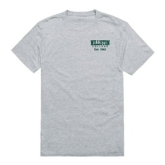 Williston State College Tetons Practice T-Shirt, Heather Grey - 2XL