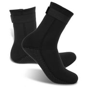 Willkey 3mm Neoprene Wetsuit Socks Thermal Anti-Slip for Men Women Snorkel Swimming Surfing Kayaking Diving