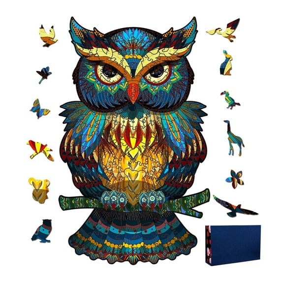 Keyohome Wooden Jigsaw Puzzles Unique Shape Jigsaw Pieces Best Gift for Adults and Kids