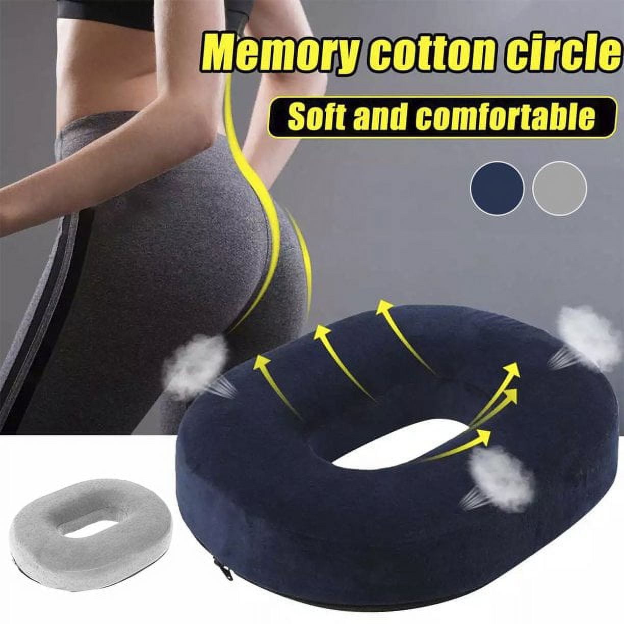 Willkey Gel Enhanced Seat Cushion - Non-Slip Orthopedic Gel & Memory Foam  Coccyx Cushion for Tailbone Pain - Office Chair Car Seat Cushion - Sciatica  & Back Pain Relief 