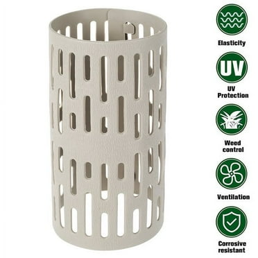 Willkey Tree Trunk Protector Expandable Mesh Tree Guard Weather-Proof Reusable Flexible Tree Protection Fence