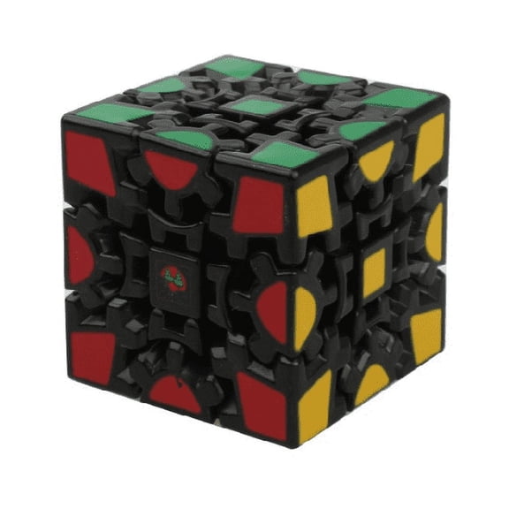Willking Gear 3x3x3 Magic Cube with Three-Dimensional Gear Structure, Embedded Tile Design Tetrahedron Speed Puzzle Cubo Suitable for Brain Development Puzzle Games