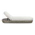 thumbnail image 1 of Willow 80.5" Sunbrella Upholstered Woven Patio Lounger, Wheat Beige Axroma Olefin, 1 of 7