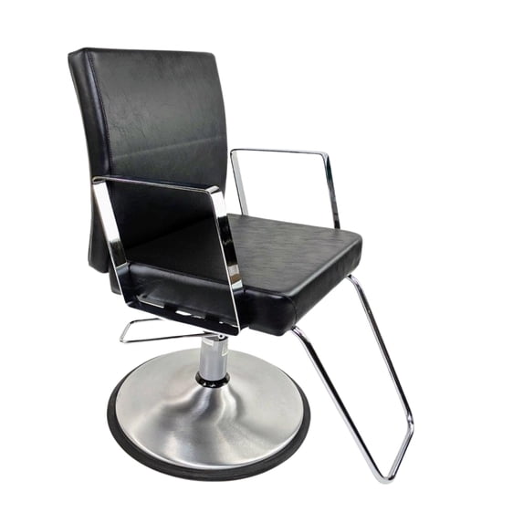 Willow All Purpose Chair by Belvedere, Professional Hair Salon Styling Chair, Black
