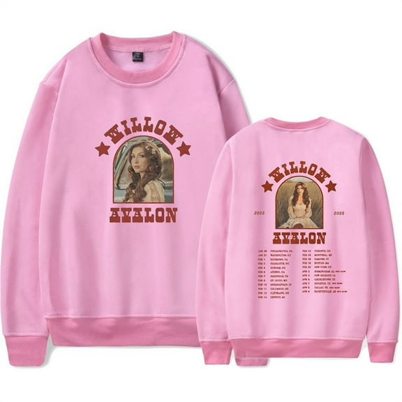 Willow Avalon Tour 2025 Sweatshirts Unisex Crewneck Hip Hop Clothes Fashion Pullover