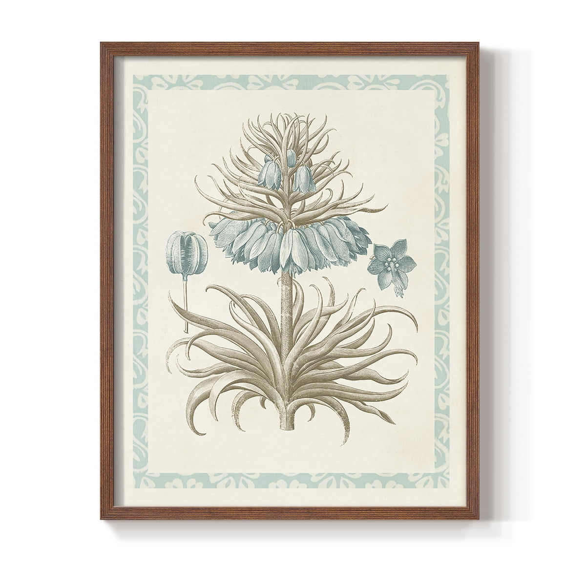 Willow Blue Besler II Framed Print - Solid Wood in Single Picture Frame Solid Wood 2 Framed Print