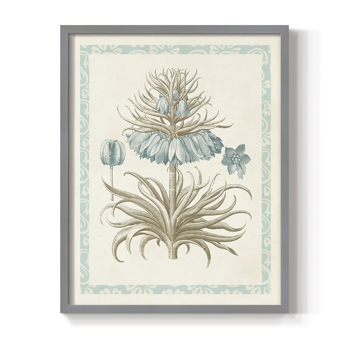 Willow Blue Besler II Framed Print - Solid Wood in Single Picture Frame Solid Wood 2 Framed Print