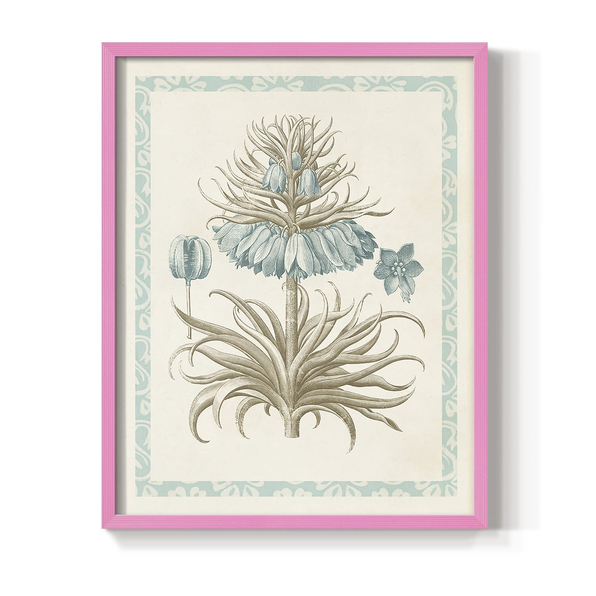 Willow Blue Besler II Framed Print - Solid Wood in Single Picture Frame Solid Wood 2 Framed Print