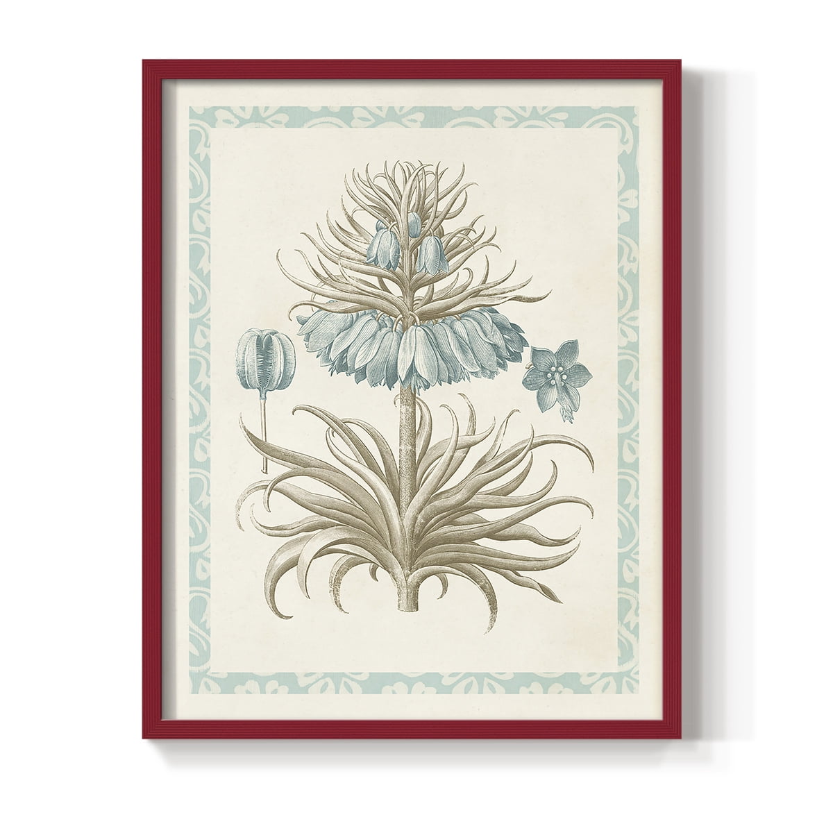 Willow Blue Besler II Framed Print - Solid Wood in Single Picture Frame Solid Wood 2 Framed Print