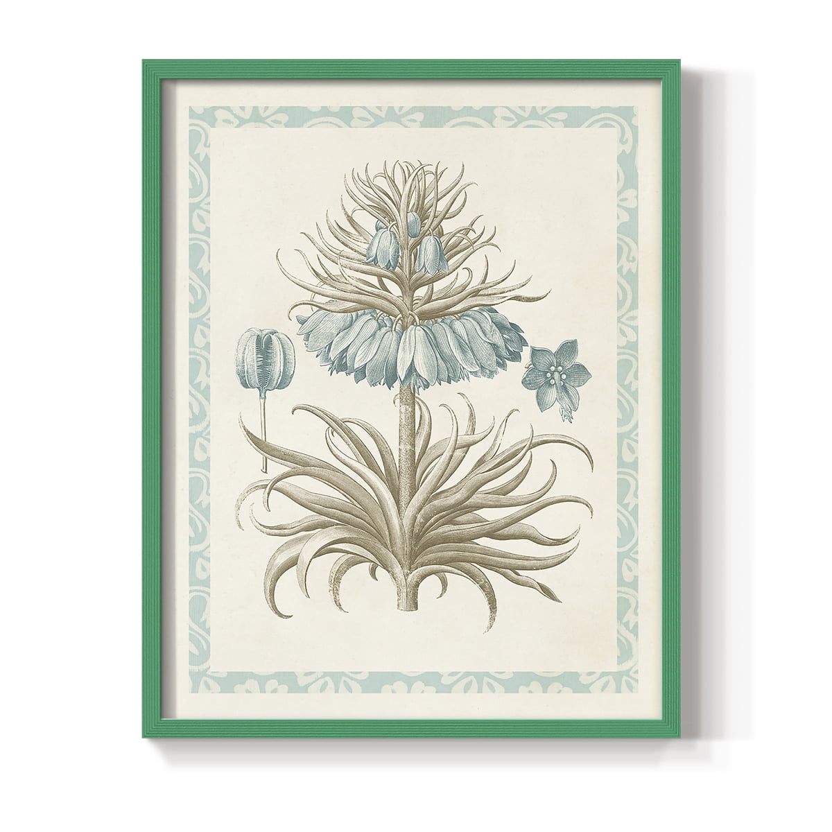 Willow Blue Besler II Framed Print - Solid Wood in Single Picture Frame Solid Wood 2 Framed Print