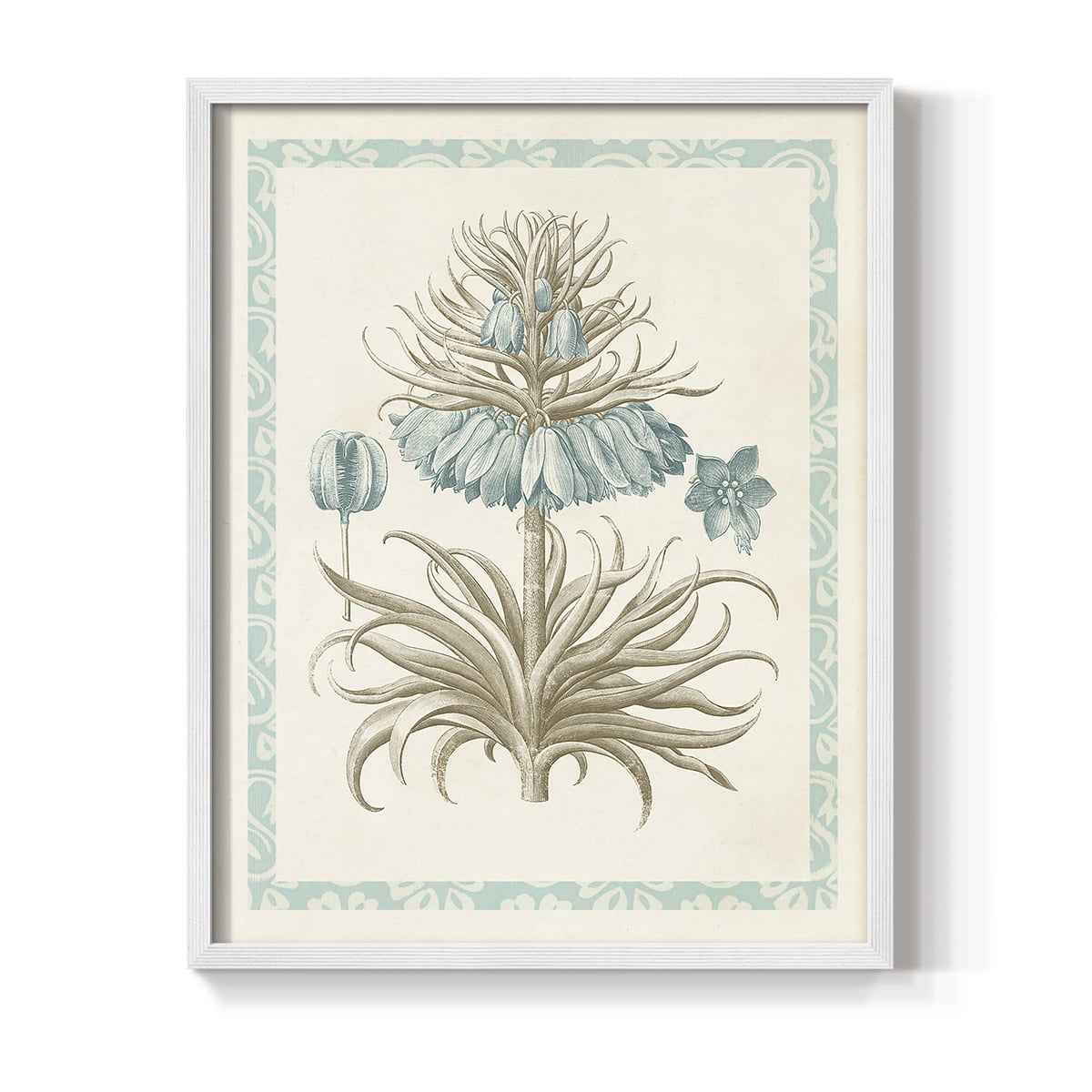 Willow Blue Besler II Framed Print - Solid Wood in Single Picture Frame Solid Wood 2 Framed Print