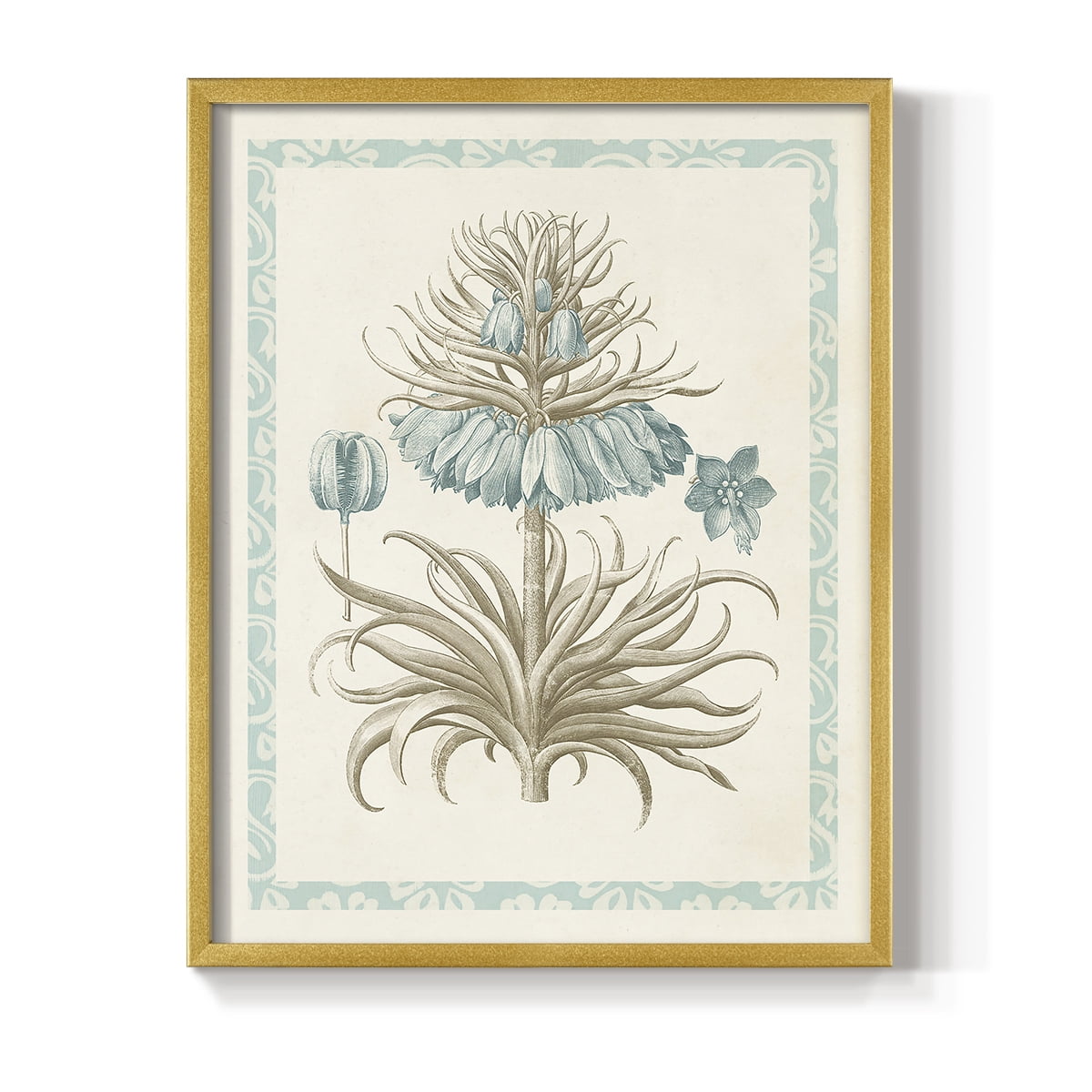 Willow Blue Besler II Framed Print - Solid Wood in Single Picture Frame Solid Wood 2 Framed Print