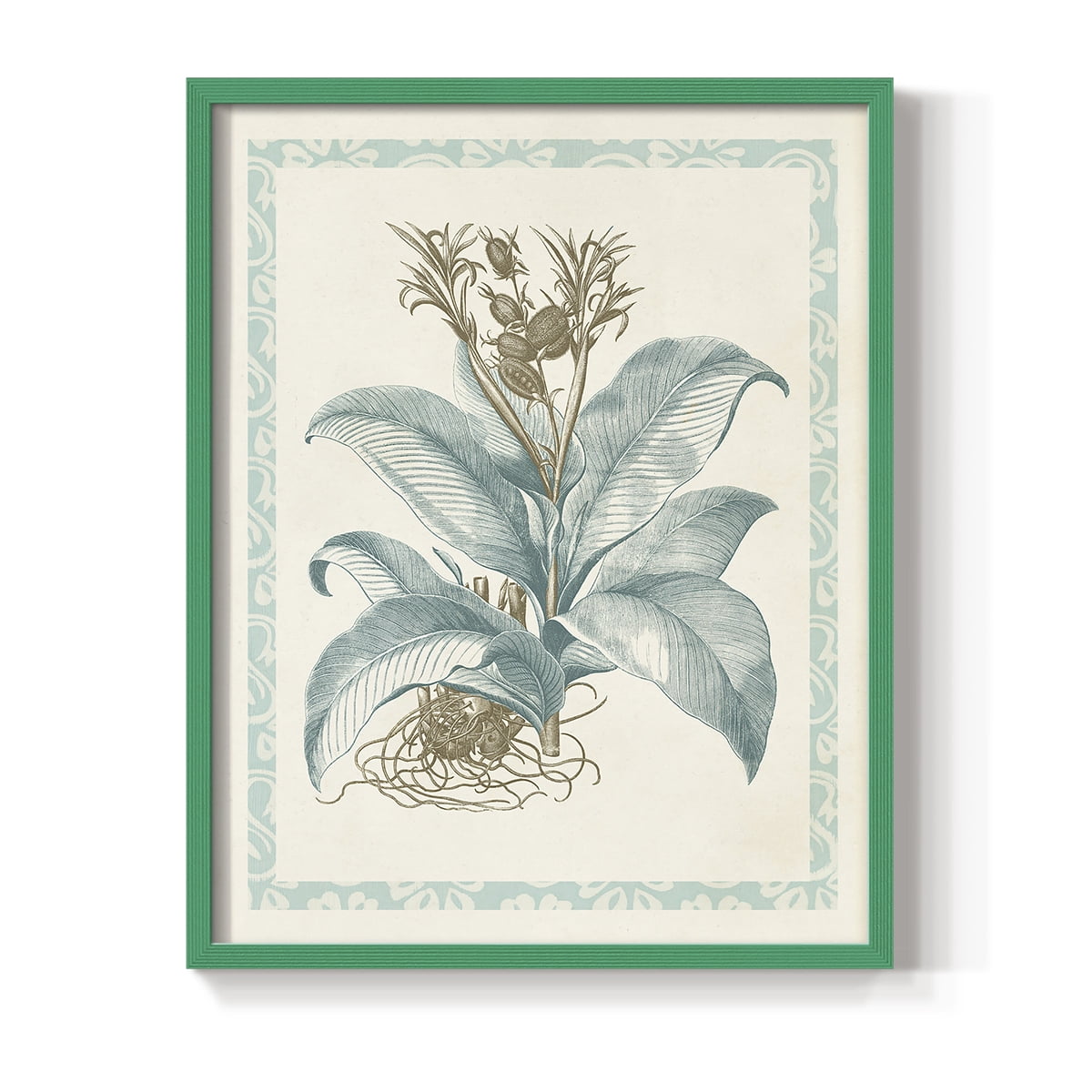 Willow Blue Besler III Framed Print - Solid Wood in Single Picture Frame Solid Wood 2 Framed Print