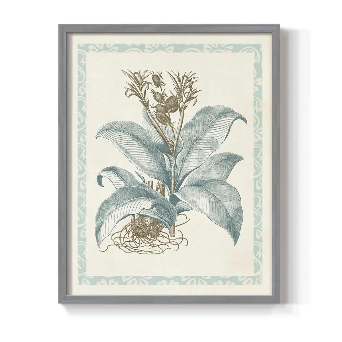 Willow Blue Besler III Framed Print - Solid Wood in Single Picture Frame Solid Wood 2 Framed Print
