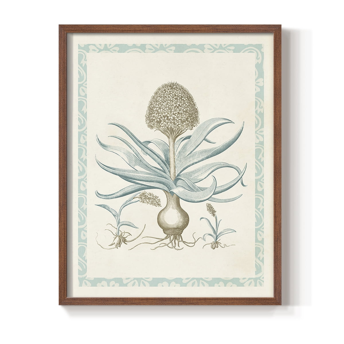 Willow Blue Besler IV Framed Print - Solid Wood in Single Picture Frame Solid Wood 2 Framed Print