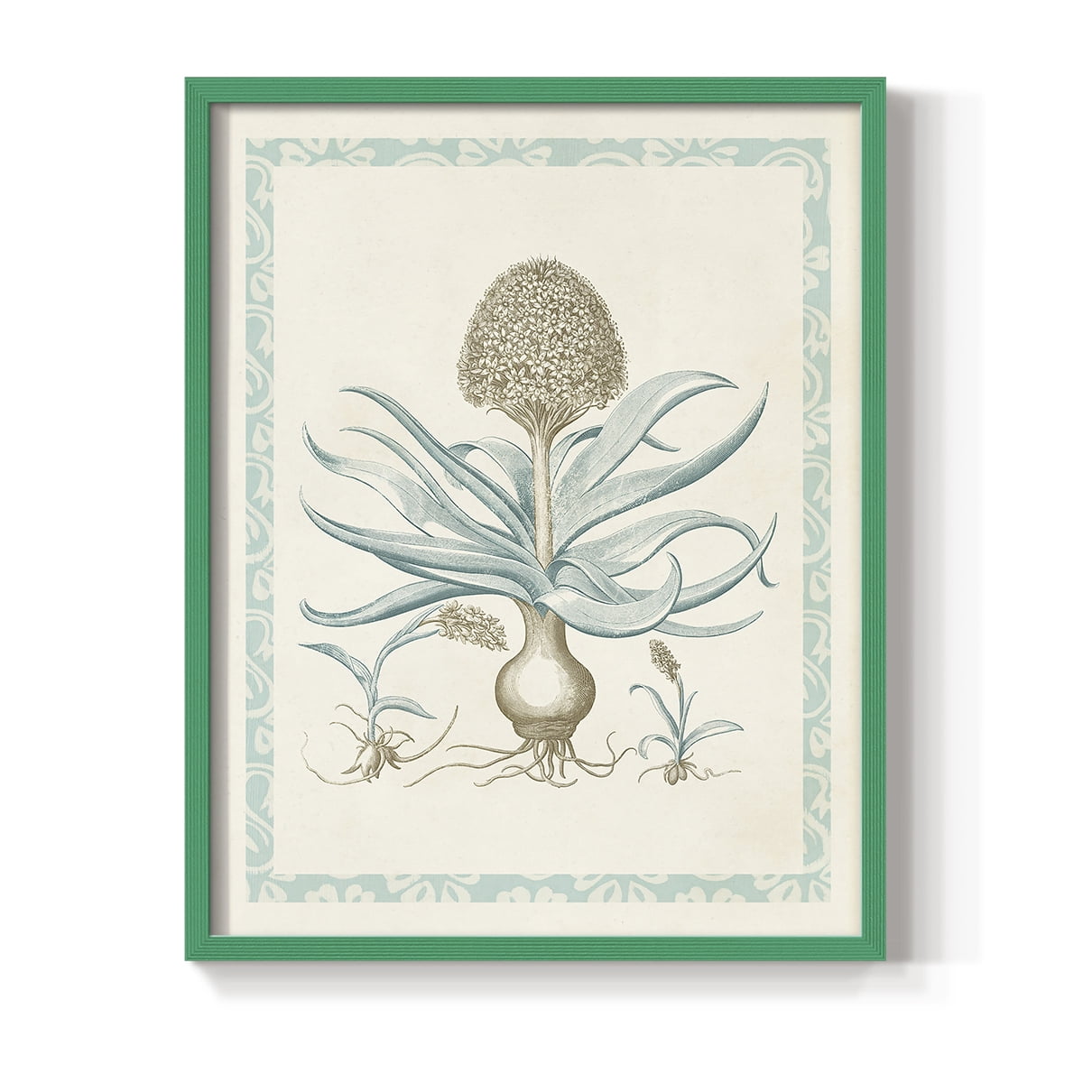Willow Blue Besler IV Framed Print - Solid Wood in Single Picture Frame Solid Wood 2 Framed Print