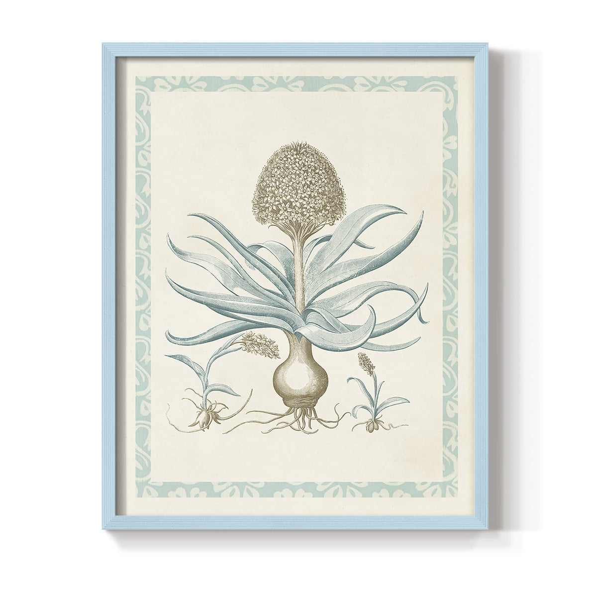 Willow Blue Besler IV Framed Print - Solid Wood in Single Picture Frame Solid Wood 2 Framed Print