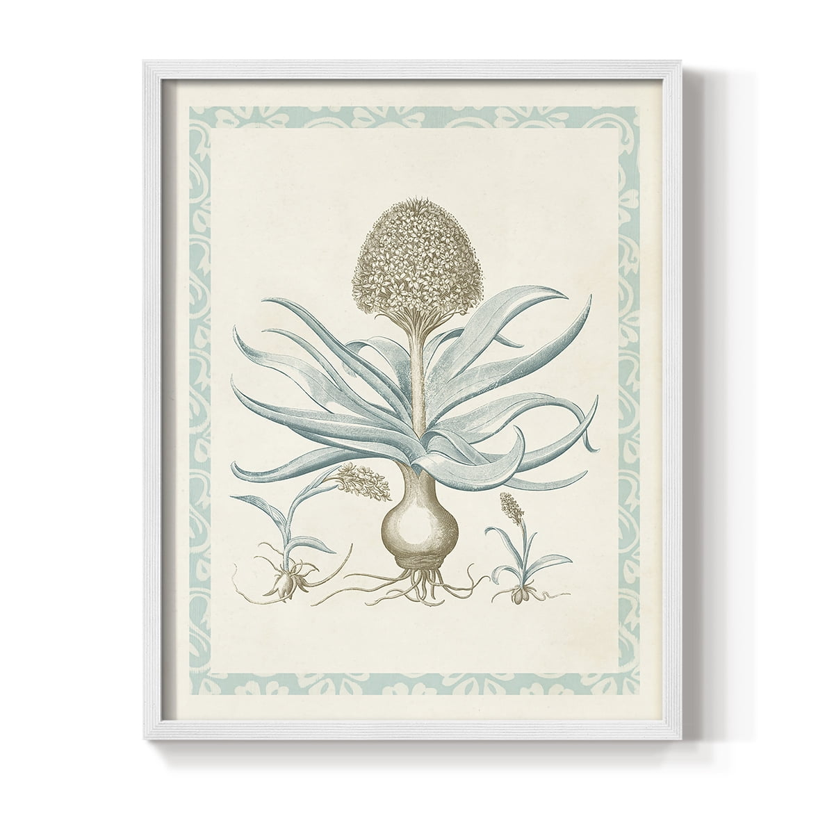 Willow Blue Besler IV Framed Print - Solid Wood in Single Picture Frame Solid Wood 2 Framed Print
