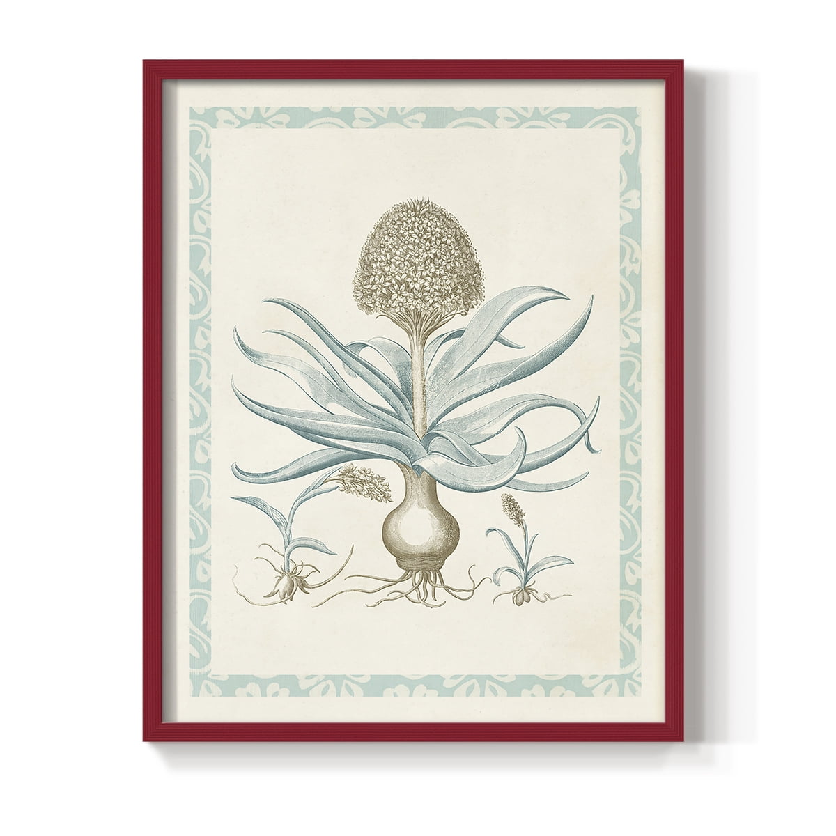 Willow Blue Besler IV Framed Print - Solid Wood in Single Picture Frame Solid Wood 2 Framed Print