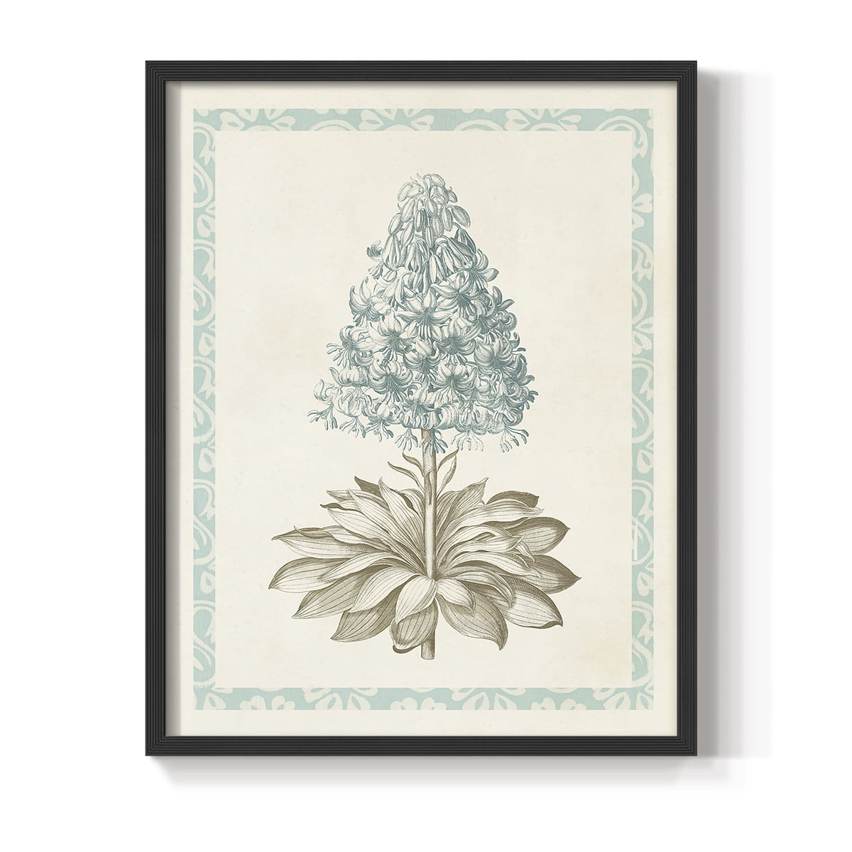 Willow Blue Besler VI Framed Print - Solid Wood in Single Picture Frame Solid Wood 2 Framed Print