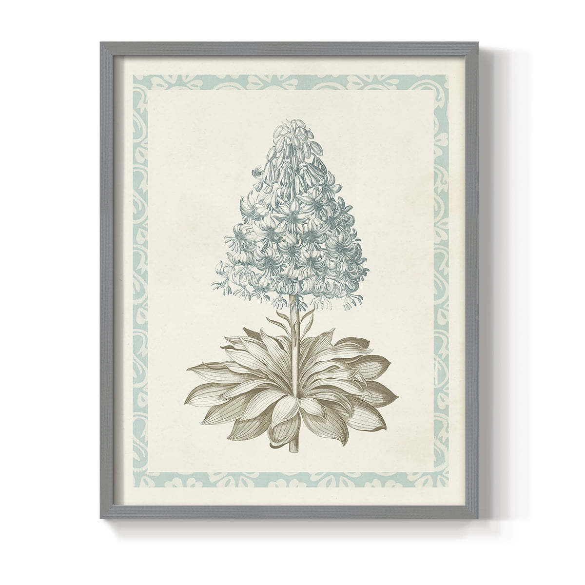 Willow Blue Besler VI Framed Print - Solid Wood in Single Picture Frame Solid Wood 2 Framed Print