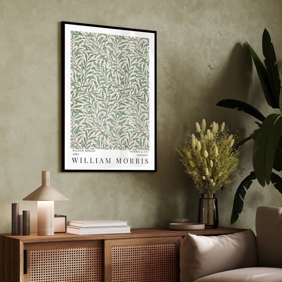 Willow Bough Nouveau Botanical Decor, Unframed Poster