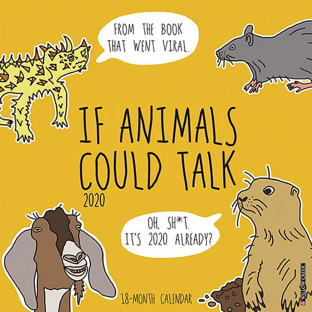 Willow Creek Press 2020 If Animals Could Talk Wall Calendar