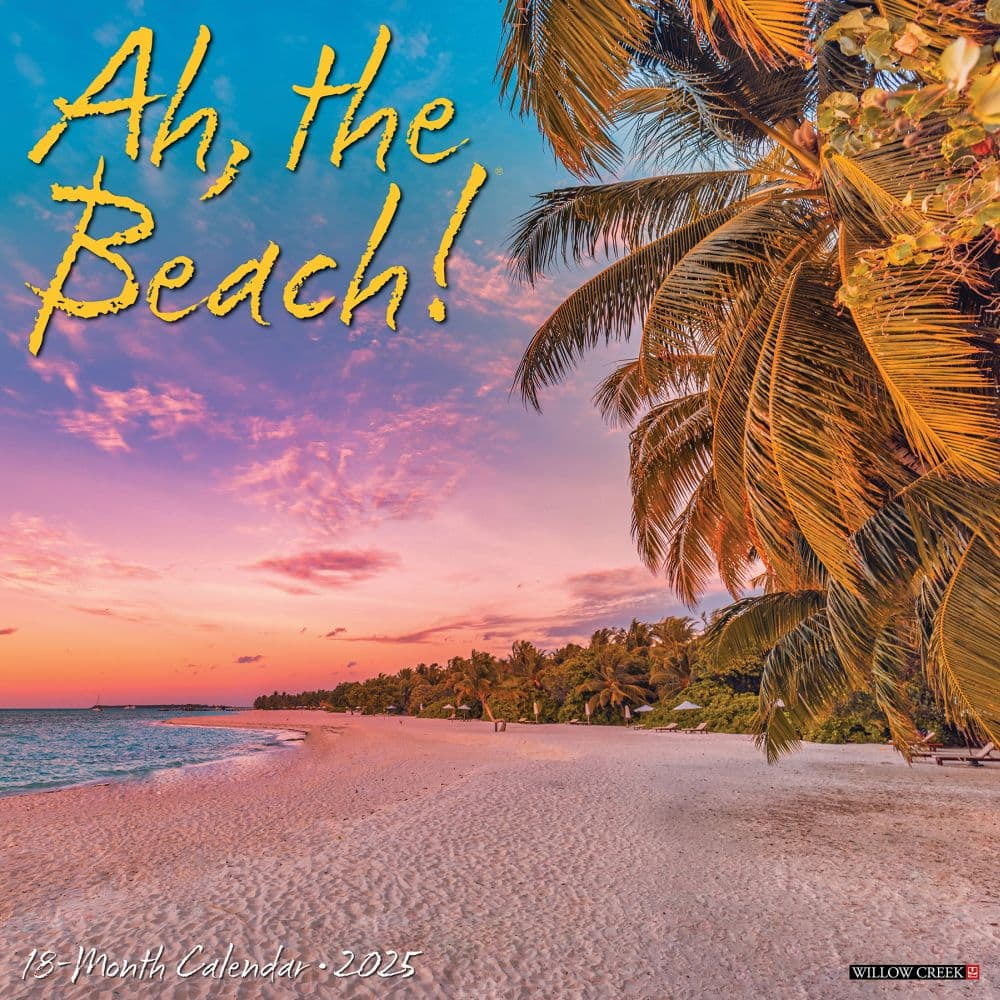 Willow Creek Press, Ah Beach 2025 Wall Calendar