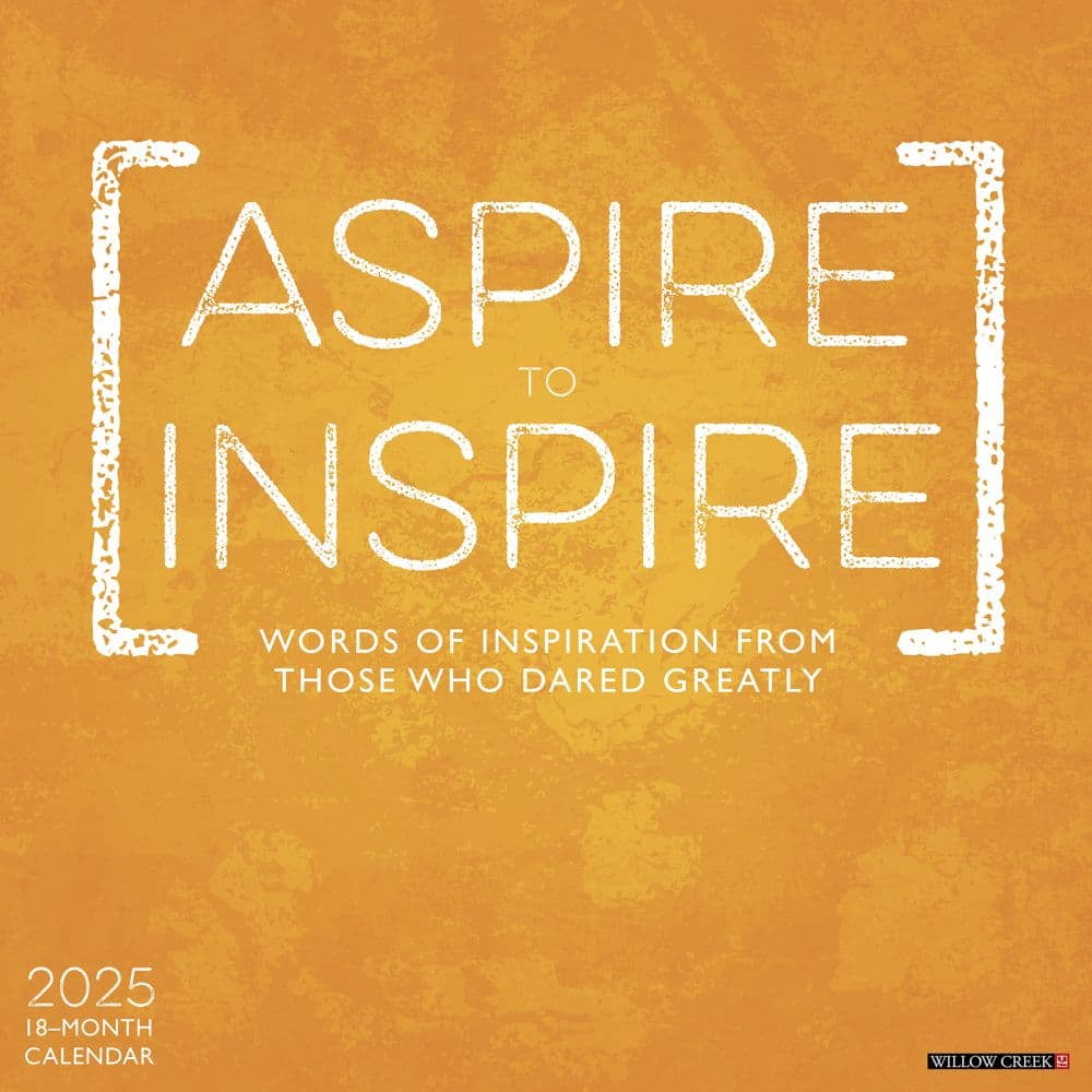 Willow Creek Press, Aspire to Inspire 2025 Wall Calendar