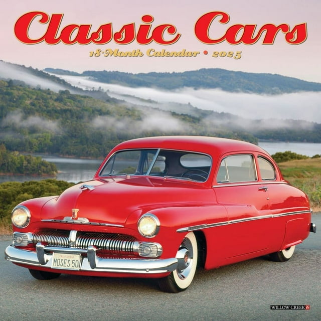 Willow Creek Press, Cars Classic 2025 Mini Wall Calendar