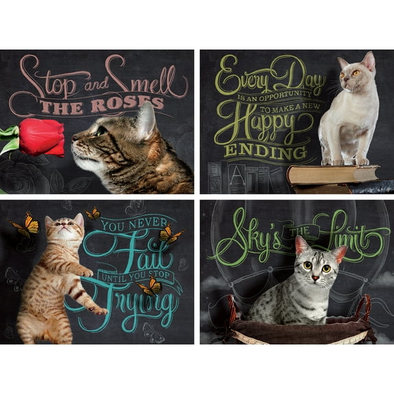 Willow Creek Press Catspirations 500-Piece Puzzle