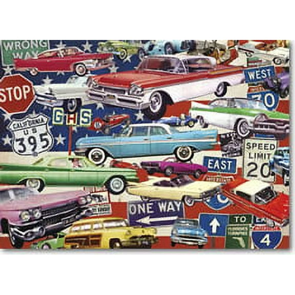 Willow Creek Press Fancy Fins and Classic Chrome 1000-piece Puzzle