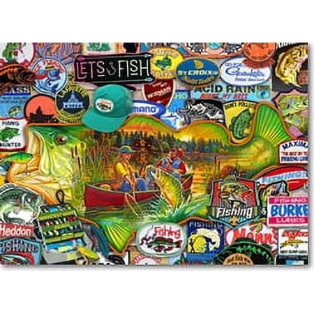 Willow Creek Press Let's Fish 1000-Piece Puzzle