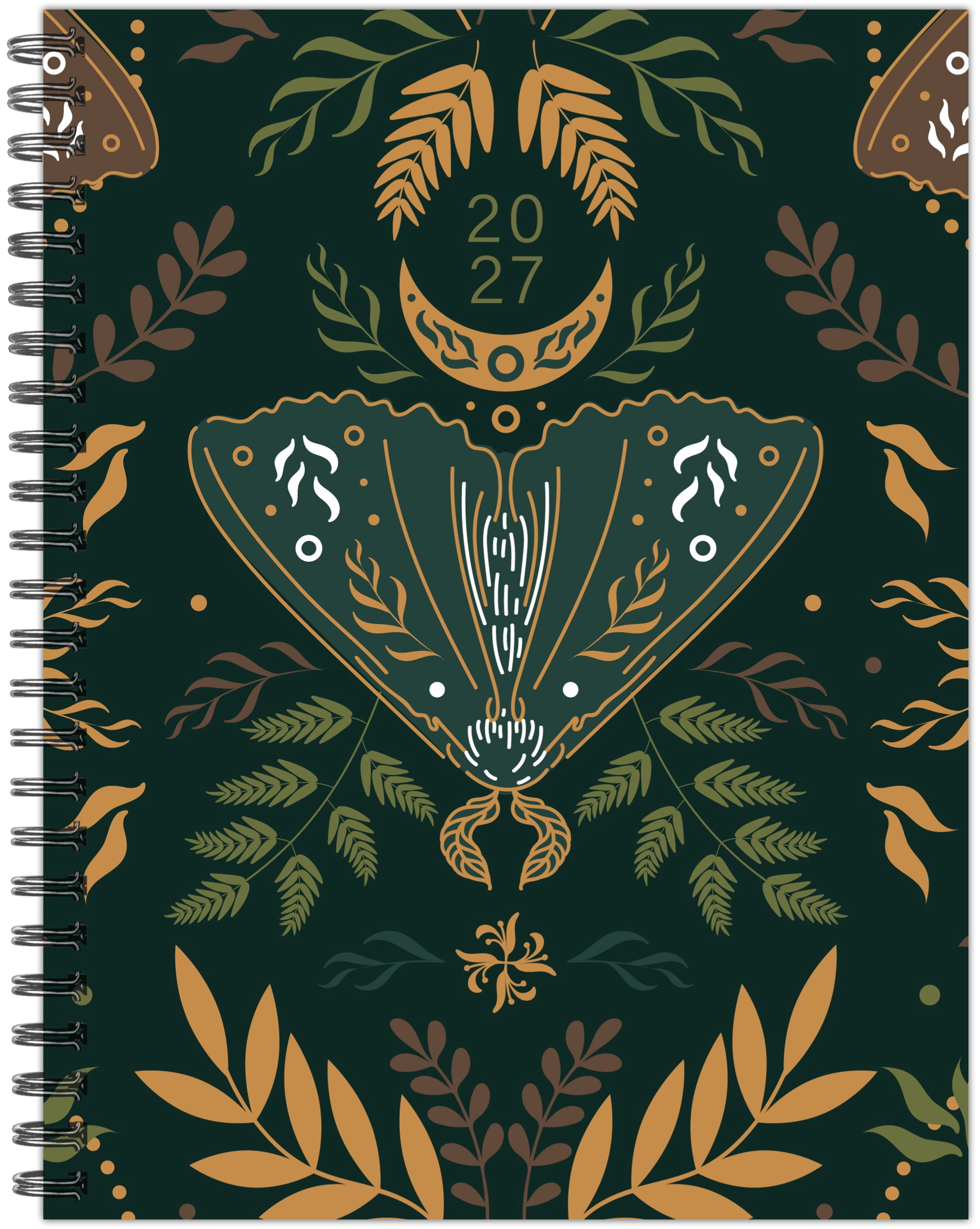 Willow Creek Press Lunar Flight 2027 6.5" x 8.5" Weekly Monthly Softcover Planner (66829)