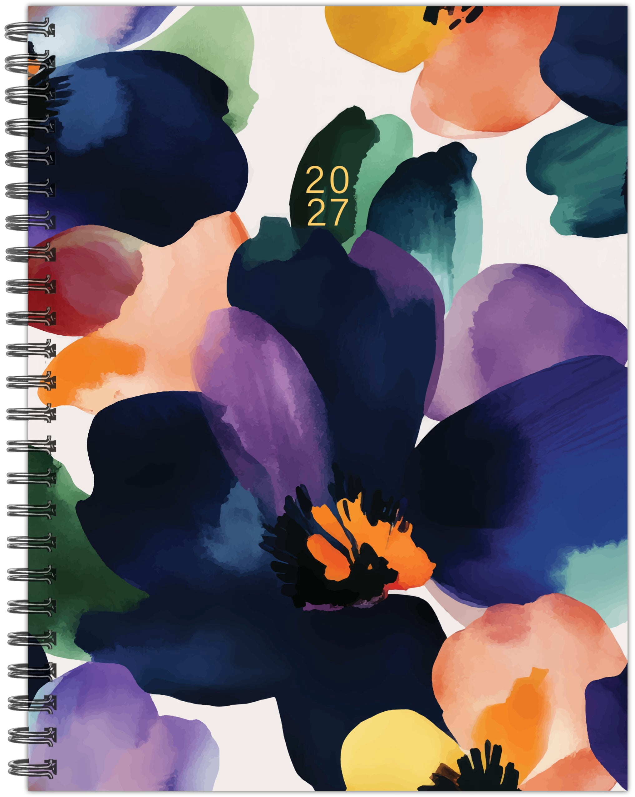 Willow Creek Press Moody Blooms 2027 6.5" x 8.5" Weekly Monthly Softcover Planner (67369)