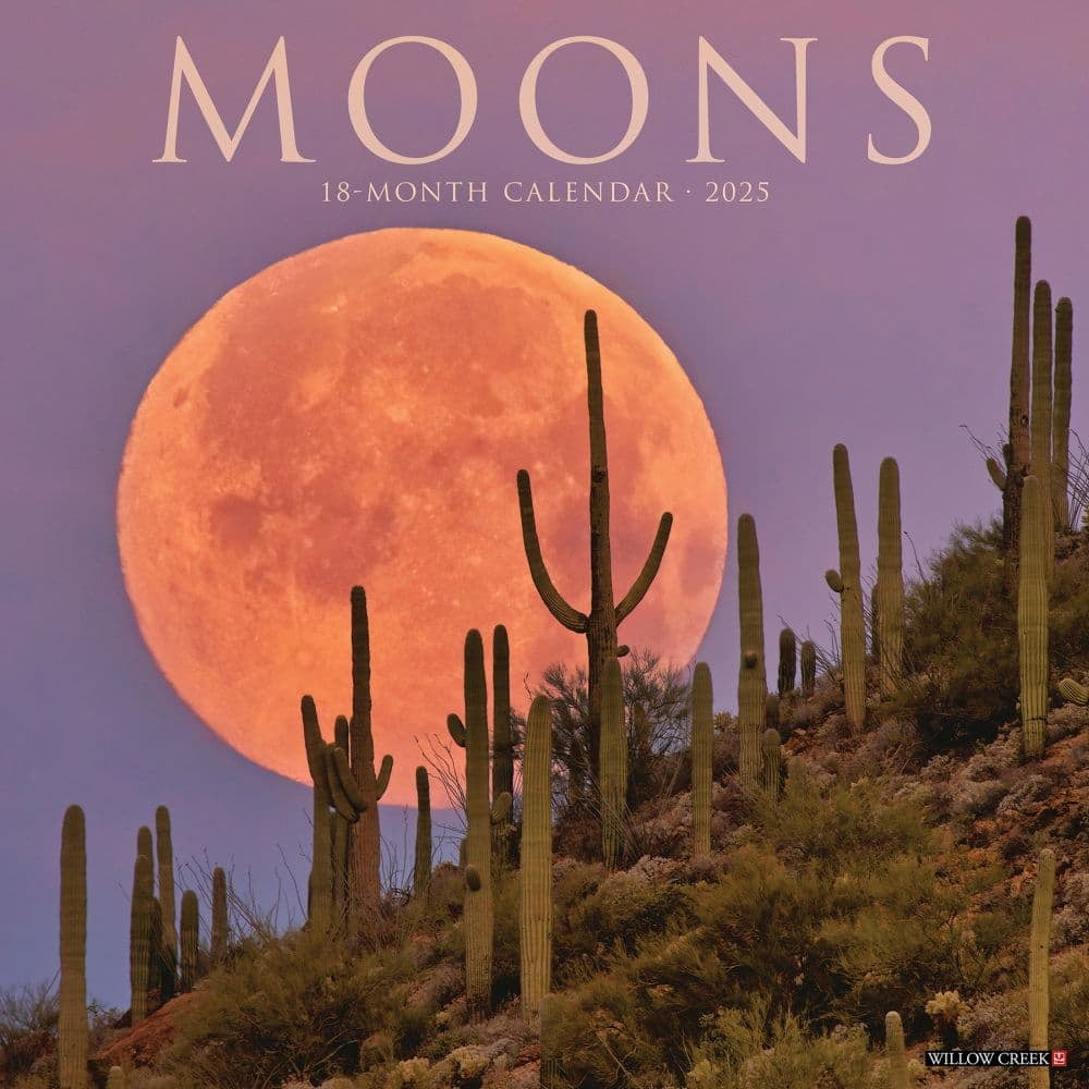 Willow Creek Press, Moons 2025 Wall Calendar