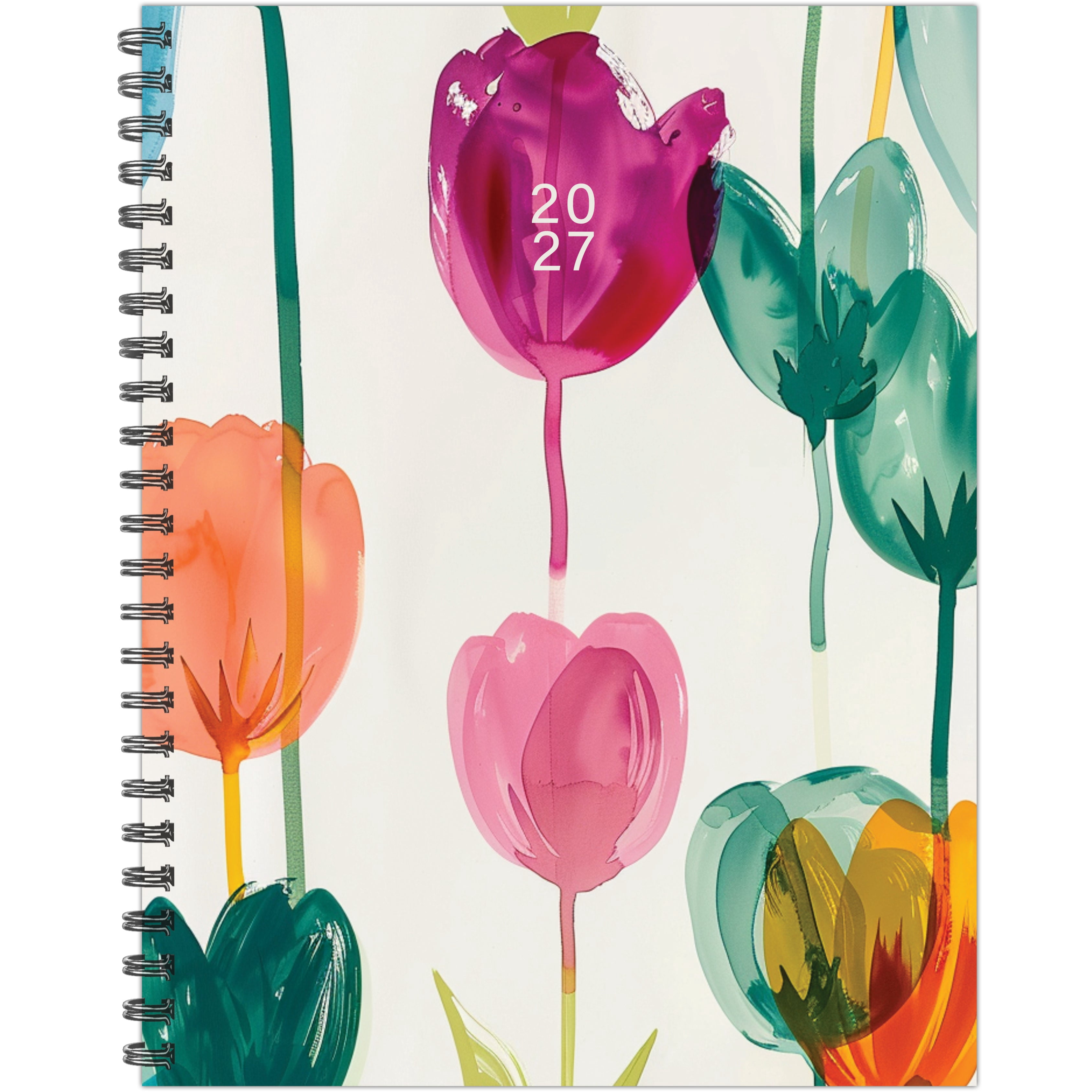 Willow Creek Press Spring Tulips 2027 8.5" x 11" Weekly Monthly Softcover Planner (66881)