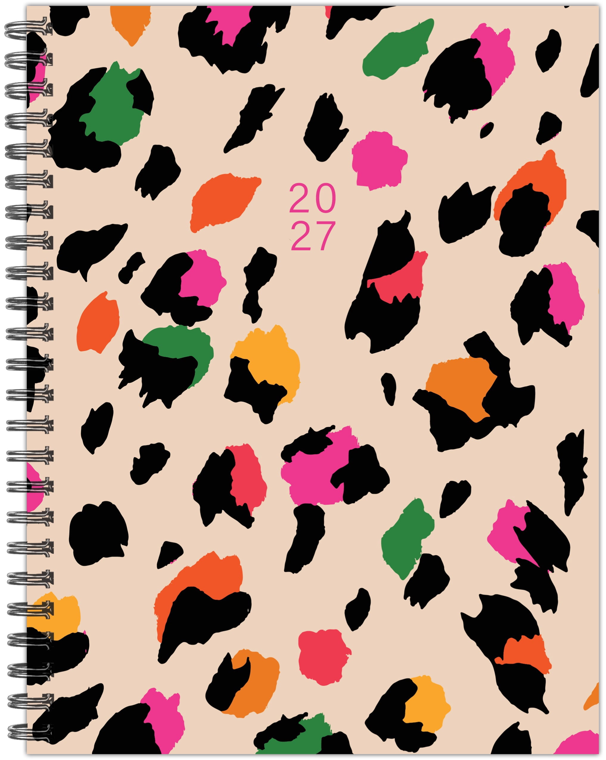 Willow Creek Press Wild Spots 2027 6.5" x 8.5" Weekly Monthly Softcover Planner (66836)