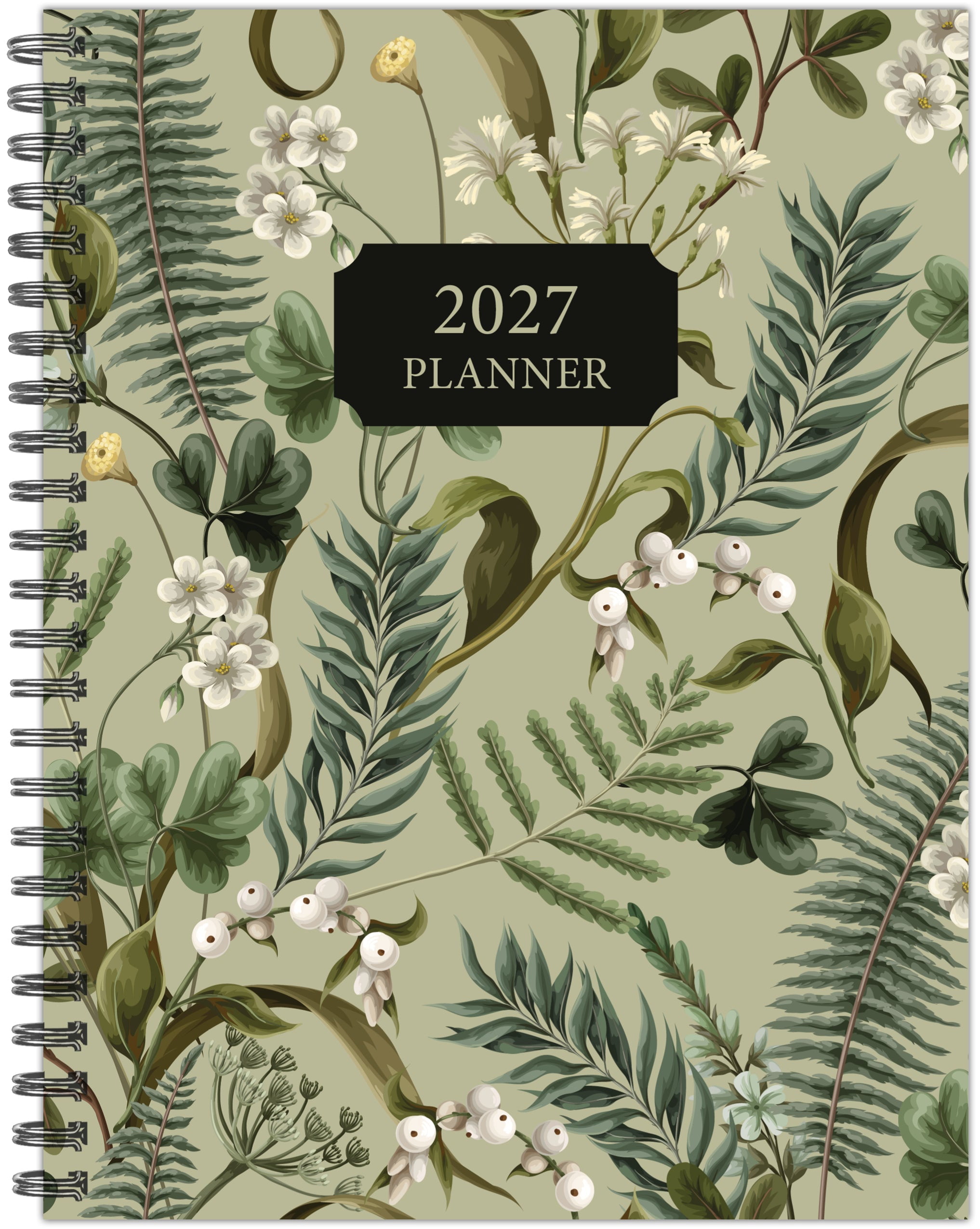 Willow Creek Press Woodland Garden 2027 6.5" x 8.5" Weekly Monthly Softcover Planner (66126)