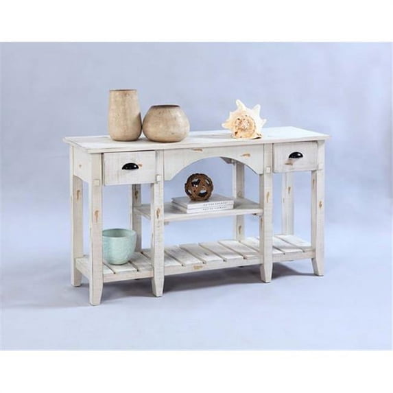 Willow Distressed Pine Console Table - 30 x 52 x 16 in.