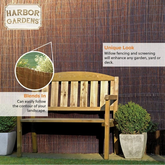 Harbor Gardens FENCING WILLOW 13'LX5'H