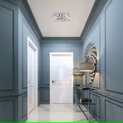 Willow Glamour LED Energy Efficient Ceiling Light - Chrome Indoor with Crystal Shade