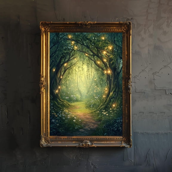 Willow Grove Fairy Entrance Wall Art Print